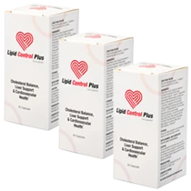 Paquete de tres botellas de Lipid Control Plus (Oferta Estándar)